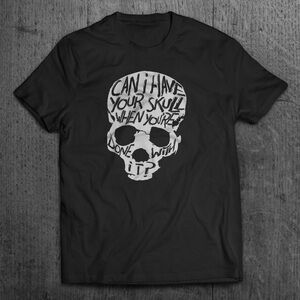 Beardly and Blacksheep skull shirt. New